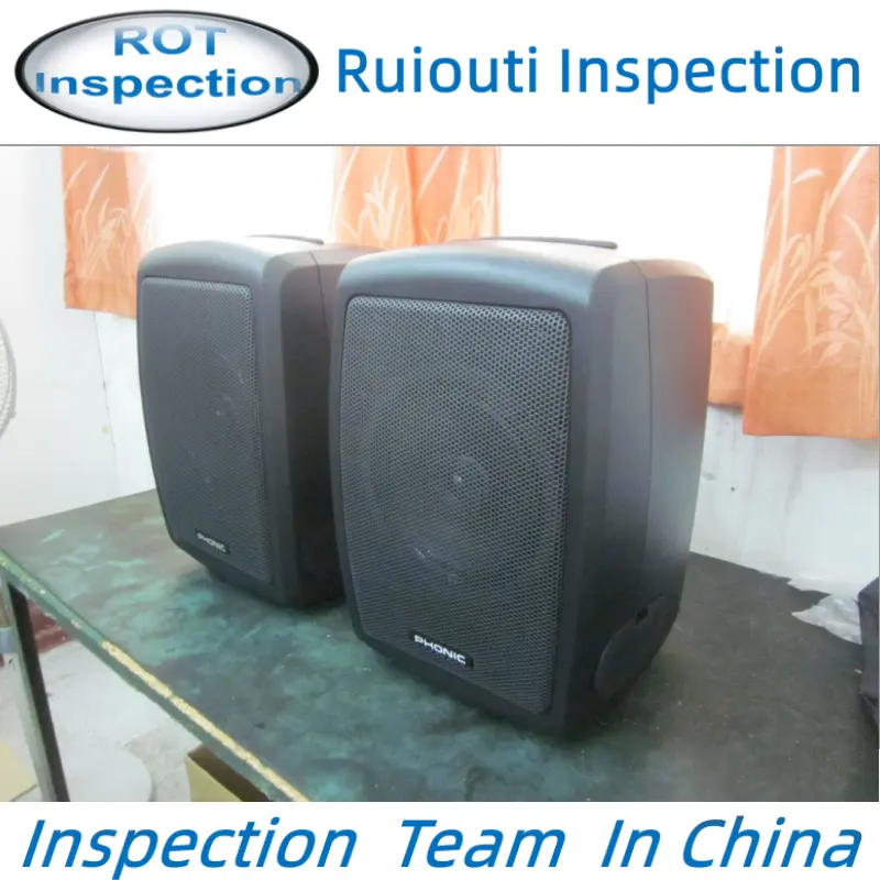 Servicio de inspección previa al envío de equipos de sonido/Servicio de inspección de calidad Shenzhen/servicio Manuli en el sitio