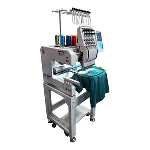 Shangchen Single-Head Computerized Embroidery Machine 360x510 Mm Fully Automatic Multifunctional Commercial Flat Sewing - Product Image 1