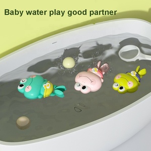Jouet grenouille nageuse à remonter mignon pour le bain <span class=keywords><strong>de</strong></span> bébé, jouet flottant pour la baignoire et la <span class=keywords><strong>douche</strong></span> des tout-petits - Product Image 3