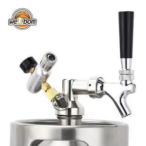 High Quality Stainless Steel Draft Beer Growler Tap Dispenser for 2L/3.6L/4L/5L/10L Mini Keg System