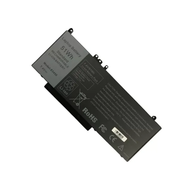 Applicable to Laptops E5250, E5450, E5550, 3150, 3160, G5M10, 51WH Batteries