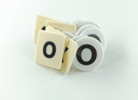 Jetons de jeu en plastique imprimés sur mesure, compteurs en plastique à motif rond, accessoires de jeu de société avec logo personnalisé pour jeux de table