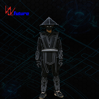 DMX512 veste LED contrôlée sans fil costume de danse Tron pour discothèque salle de bal Performance vêtements de spectacle de danse lumineux