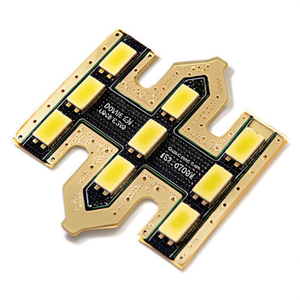 Double Tip Gold Plated Board 39MM 9SMD 5630 LED Light Strip For Car <b>Auto</b> <b>Electronics</b> Accessories - Product Image 1