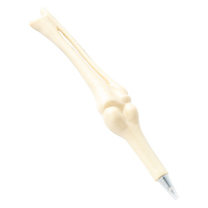 Penna a Sfera in Plastica con Design Intricato a Forma di Osso - Penna Promozionale Personalizzata Unica con Inchiostro Blu/Nero e Stampa UV/Digitale - Product Image 3
