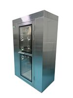 Nouvelle douche à air pour personnel en acier inoxydable, conforme HACCP, pour entrée de salle blanche