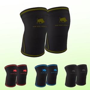 Haltérophilie Néoprène Compression <span class=keywords><strong>Crossfit</strong></span> Genouillère Manchon Powerlifting 7mm Coudes <span class=keywords><strong>Genouillères</strong></span> pour Squat - Product Image 4
