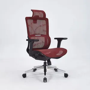 符合人体工程学的椅子公司网状腰部支撑网状符合人体工程学的办公椅，适用于工作站和经理