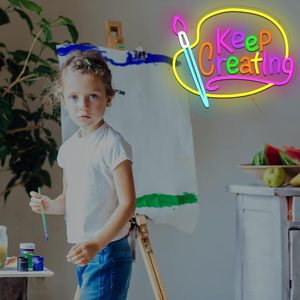 Créez des enseignes néon LED personnalisables, à intensité variable, alimentées par USB, pour la décoration de vitrine, la signalisation de rue, etc. - Product Image 4