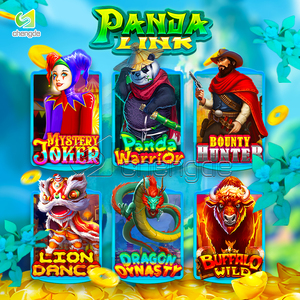 Máquina de juego vertical lista para enviar, con gabinete LED, juego de habilidad Panda Link para sala de juegos. - Product Image 3