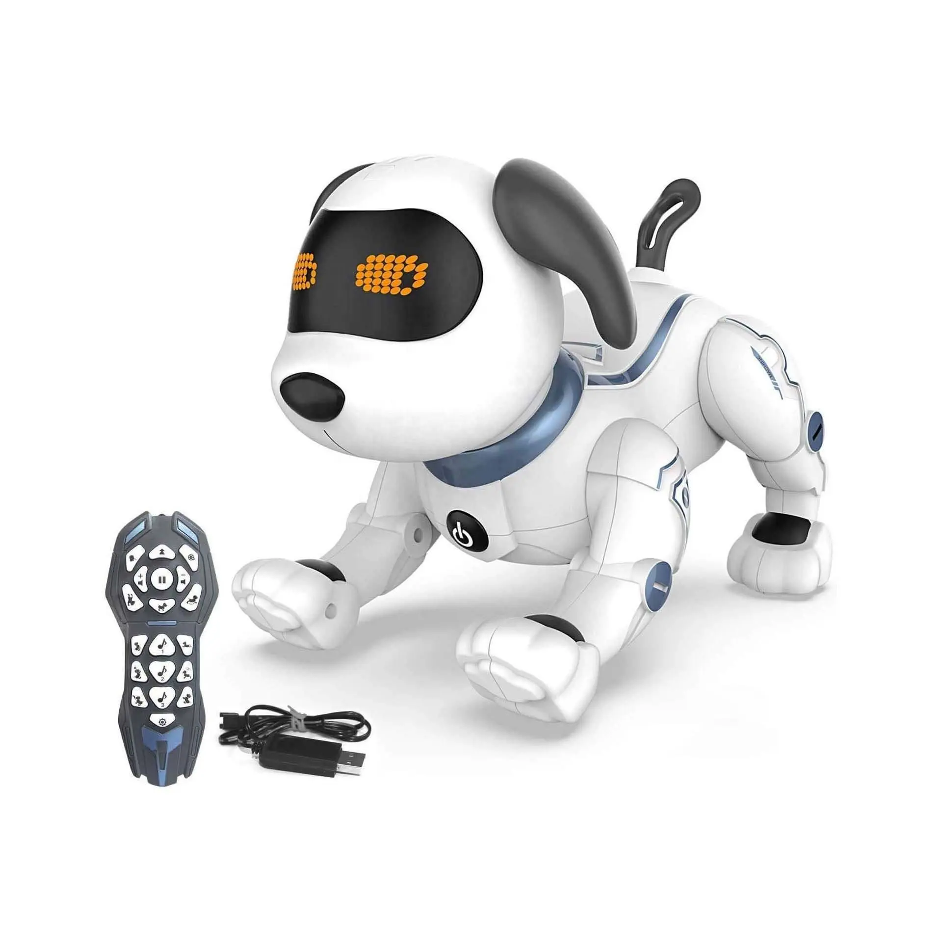 Samtoy Smart Programming Stunt Dog Intelligent Robot Headstand Dancing Bionic Remote Control RC Robot Dog For Children