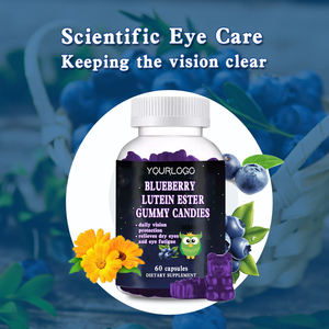 Bonbons gélifiés pour adultes, soin des yeux, antioxydant, vitamine, lutéine, bêta-carotène, zéaxanthine, gommes à la myrtille, complément alimentaire - Product Image 4