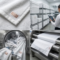 Etiqueta RFID Textil Flexible Micro Mini para Lavandería, 36x11mm, Chip U8, Etiqueta UHF Invisible Cosida, 200 Ciclos de Lavado para Toallas Pequeñas