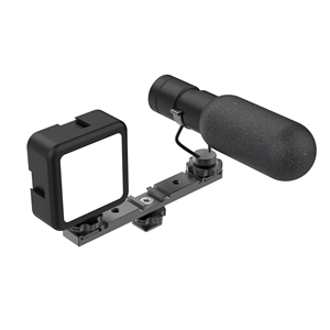 Three-Head Horizontal Cold Shoe Interface Expansion Metal Base Mount Fill Light Microphone Gimbal <strong>Stabilizer</strong> for <strong>DSLR</strong> Cameras - Product Image 5