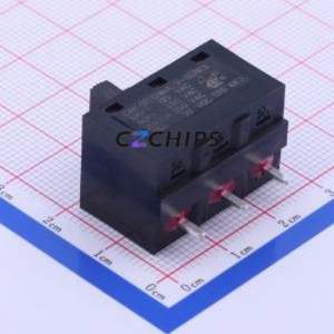 V70201MS02QE Slide Switch Through hole Component (THT) Switch Single Pole Double Throw Rectangle Pin Header PC Pin 7.36mm - Product Image 1