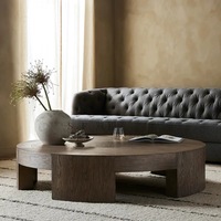 Table basse de salon réglable en bois massif, style scandinave moderne et durable, garantie 1 an, mobilier de salon