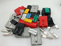 Couleurs personnalisables connecteur d'alimentation de batterie 2 pôles 50A 600V bornier prise de batterie connecteur de couleurs personnalisable