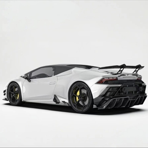 ฝากระโปรงหน้าสำหรับ lambLamborghini Huracan EVO RWD อัพเกรดสไตล์ <span class=keywords><strong>PK</strong></span> คาร์บอนไฟเบอร์แห้งกระโปรงข้างสปอยเลอร์ดิฟฟิวเซอร์ - Product Image 4
