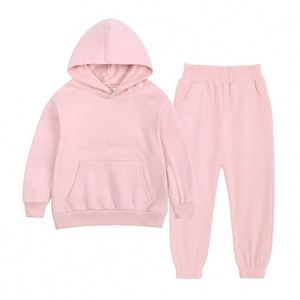 Girls Clothing Sets LOGO Custom Kids Sweat <b>Suits</b> Children Boys Girls Solid Hooded Pullover Cotton <b>Teens</b> Track <b>Suit</b> Jogger <b>Suits</b> - Product Image 6
