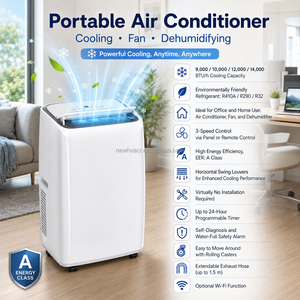 Portable Aircon Unit Mini <b>AC</b> Air <b>Coolers</b> 9000/12000/14000BTU Double Conditioning UVC for Room Home Split Air Conditioner Split a - Product Image 6