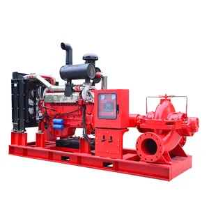 Diesel Horizontal Fire-fighting Large Flow High Lift Drainage Pump Fire Water Pump Engine