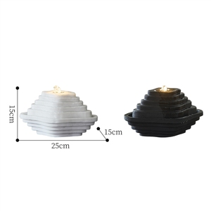 <span class=keywords><strong>Fuente</strong></span> de <span class=keywords><strong>Agua</strong></span> Escalonada Elegante de Alta Gama, Decorativa y que Atrae la Prosperidad - Product Image 5