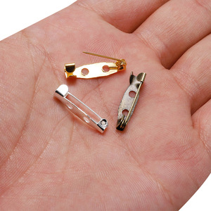 Pin de Joyería de Hierro con Orificio, Chapado en Plata, Oro, Bronce Antiguo, Rodio, KC y Gunmetal, Hebilla de Seguridad para Joyería Creativa DIY - Product Image 3
