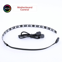 Senseled Strip Lampu LED Magnetik PC RGB, Strip Lampu LED Magnetik untuk Casing PC DIY Pencahayaan 5V 3 Pin Headset ARGB Kompatibel dengan Motherboard