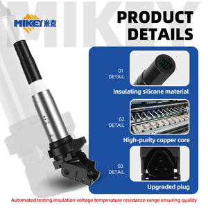 คอยล์จุดระเบิดเครื่องยนต์ MIKEY 12138611236 สำหรับ BMW 750Li XDrive M5 Sedan M8 Sedan Coupe X5M X6M ALPINA B7 อะไหล่รถยนต์คุณภาพสูง - Product Image 2