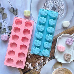 Hot Sale 12 Pack Silicone Pumpkin and Biscuit Mold Cake Tools Mold for <b>Chocolate</b> and Baking Bpa Free Candy Biscuit Mold - Product Image 3