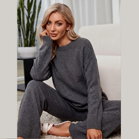 Pull en cachemire 100% pour femme, col rond, taille extra-large, pull en cachemire taille plus