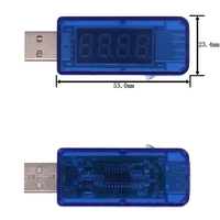 Aizesion USB Charging Current and Voltage Tester Detector USB Voltmeter Ammeter Can Detect USB Devices