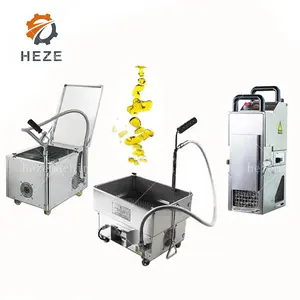 Vegetable oil filter machine/ filter oil machine /pressure fryer with oil pump and filter machine