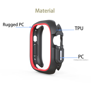 Étui de montre intelligent JOYPORODO, directement de l'usine, étui de montre de luxe pour <span class=keywords><strong>Apple</strong></span> <span class=keywords><strong>Watch</strong></span>, compatible avec les montres de 40 à 49 mm, boîtes de montre rouges - Product Image 4