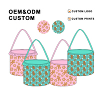 Sac de Noël personnalisé avec impression pain d'épice, sac seau de bonbons pour enfants, sac à main pour femme, panier monogramme pour enfants pour jouet