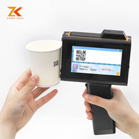 Imprimante jet d'encre portable à écran tactile haute précision pour marquage sur tasses