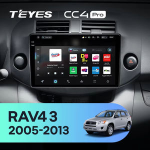 TEYES-Autoradio CC4 PRO pour Toyota <span class=keywords><strong>RAV4</strong></span> <span class=keywords><strong>3</strong></span> XA30 <span class=keywords><strong>2005</strong></span> - 2013 CarPlay Android Auto 2DIN, autoradio multimédia stéréo - Product Image 2