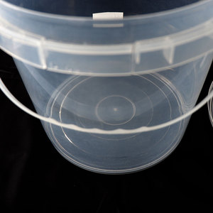 छोटे दौर 1L स्पष्ट प्लास्टिक की बाल्टी के साथ प्लास्टिक संभाल - Product Image 4
