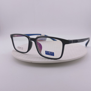 Simple Elegant Lightweight <strong>Eyeglasses</strong> Frames Classic <strong>Black</strong> <strong>Rimmed</strong> Design for Boys and Girls TR90 - Product Image 2
