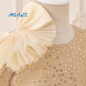 Robes à paillettes à manches longues MQATZ pour bébés filles, enfants, fête, demoiselles d'honneur, <span class=keywords><strong>robe</strong></span> d'anniversaire pour 2 ans LAL21ACX - Product Image 4