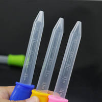 Compte-gouttes médical en plastique de 5 ml avec graduations, embout en silicone, échantillon gratuit