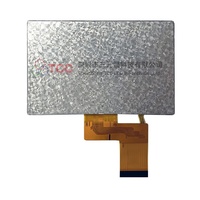 Modul Layar LCD 4.3 Inci 40-Pin TFT Transmissive RGB Antarmuka 24-Bit 500 Nits Terang 480*RGB*272