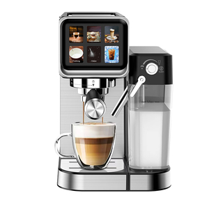 เครื่องชงกาแฟเอสเพรสโซ่กึ่งอัตโนมัติ Anbolife พร้อมฟังก์ชั่นทำฟองนม ชงกาแฟเย็นแบบลาเต้ ใช้ไฟฟ้า ปลั๊กแบบ EU สำหรับใช้ในบ้าน สไตล์ฝรั่งเศส - Product Image 4