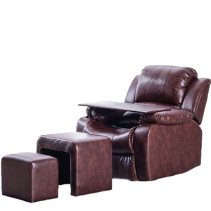 Fauteuil de massage inclinable multifonctionnel avec repose-pieds extensible et rembourrage en mousse souple pour adultes, idéal pour le salon - Product Image 1
