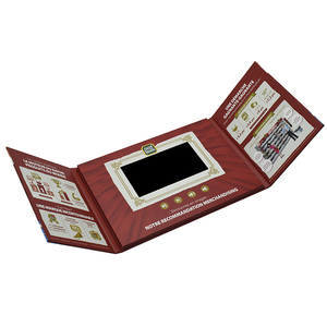 Nhà sản xuất 5 Inch Lcd <span class=keywords><strong>Video</strong></span> Dành Cho Người Lớn HD Hiển Thị Thiệp Chúc Mừng Thẻ LCD Kỹ Thuật Số <span class=keywords><strong>Video</strong></span> Tập Sách - Product Image 4