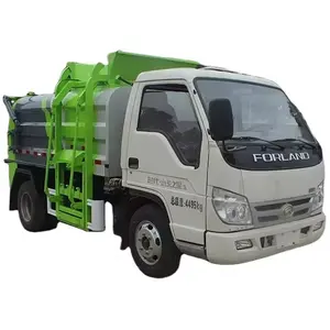 공장 직접 가격 FORLAND 4x2 3.5cbm 주방 식품 쓰레기 수거 운송 트럭