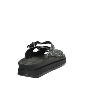 Sandali Fantasy da Donna con Zeppa S1111 Bamboo Nero - Product Image 3