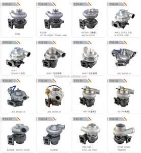 อะไหล่เครื่องจักรก่อสร้าง 6BD1 6BD1T 6HE1 6SD1 6BG1 6HK1 6UZ1 RHG7 เทอร์โบชาร์จเจอร์เครื่องยนต์ดีเซลสำหรับ ISUZU เทอร์โบมอเตอร์ - Product Image 4