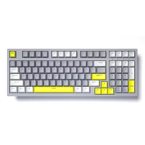 Wired Mechanical Programmable Adjustable Tilt Gaming <b>Keyboard</b> RGB Backlit USB Type Hot-Swap 98-Key Multi-Color Gradient - Product Image 5