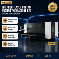Mesin Pemotong Laser Serat Logam Tertutup Penuh dengan Pintu Tarik Samping untuk Fabrikasi Lembaran Logam Bersertifikasi CE
